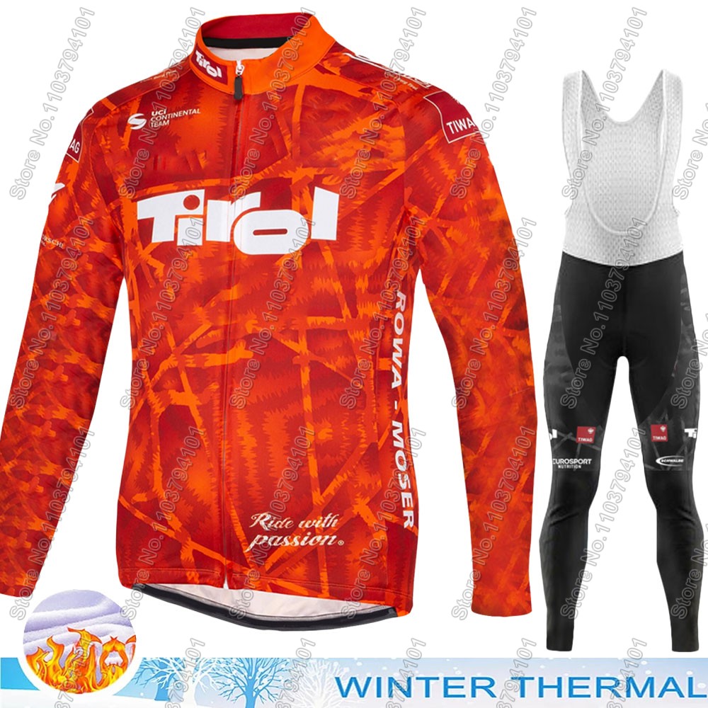 Cycling Bib Shorts - Tirol Takımı 2024 Bisiklet Jersey Seti